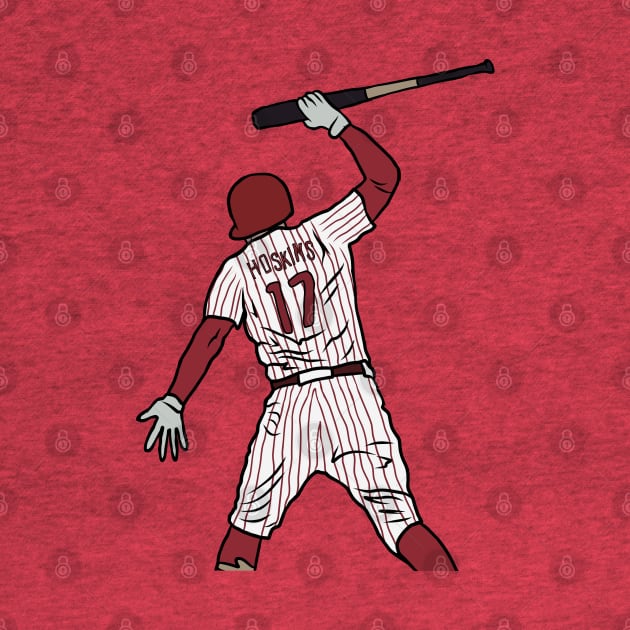 Rhys Hoskins Bat Slam by rattraptees